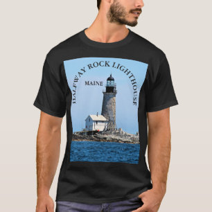 Halber Felsen-Leuchtturm, Maine-T - Shirt