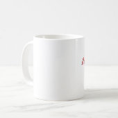 Halber Geschäfts-Analytiker halbes Ninja Kaffeetasse (Vorderseite Links)