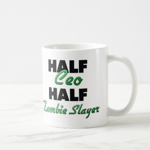 Halber halber Slayer CEOs Zombie Kaffeetasse