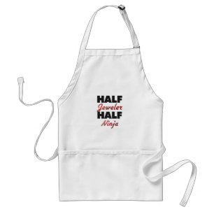 Halber Juwelier halbes Ninja Schürze