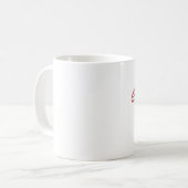 Halber Kamera-Mann halbes Ninja Kaffeetasse (Vorderseite Links)