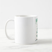 Halber Lotos - Zehe-Balancen-Pose Kaffeetasse (Links)