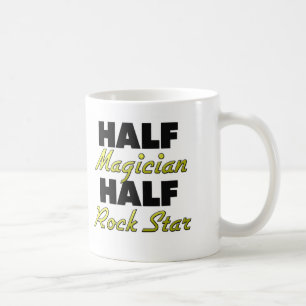 Halber Magier-halber Rockstar Kaffeetasse