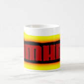 Halber Mann-halbe Maschinen-Tasse Kaffeetasse (Mittel)