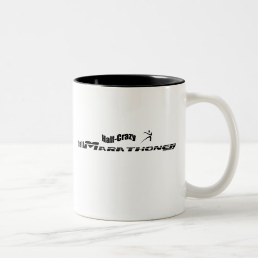 HALBER MARATHONER ZWEIFARBIGE TASSE (Rechts)