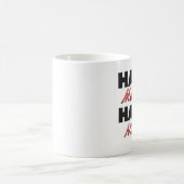 Halber Maurer halbes Ninja Kaffeetasse (Mittel)