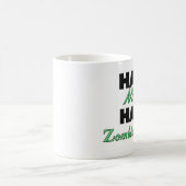 Halber Ninja halber ZombieSlayer Kaffeetasse (Mittel)