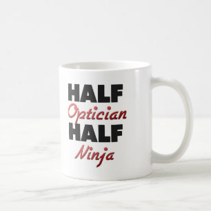 Halber Optiker halbes Ninja Kaffeetasse