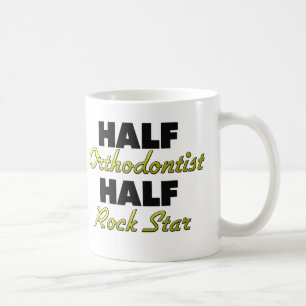 Halber Orthodontist-halber Rockstar Kaffeetasse
