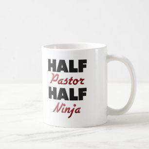 Halber Pastor halbes Ninja Kaffeetasse