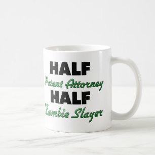 Halber Patentanwalt-halber ZombieSlayer Kaffeetasse