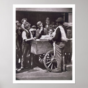 Halber Penny gefriert, "vom Straßen-Leben in Poster