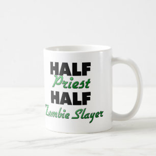 Halber Priester-halber ZombieSlayer Kaffeetasse