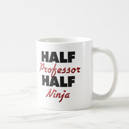 Halber Professor Half Ninja Kaffeetasse (Rechts)