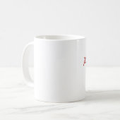 Halber Programmierer halbes Ninja Kaffeetasse (Vorderseite Links)