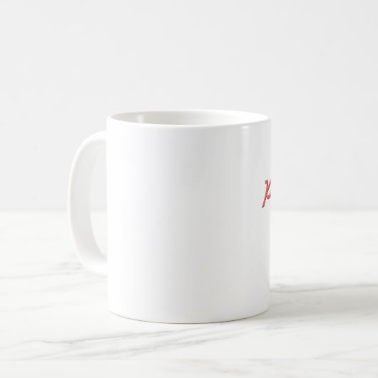 Halber Programmierer halbes Ninja Kaffeetasse (Vorderseite Links)