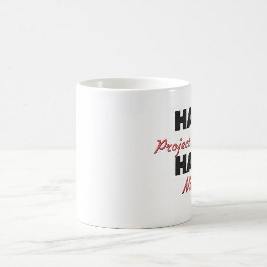 Halber Projektleiter halbes Ninja Kaffeetasse (Mittel)