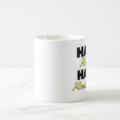 Halber Rabbiner-halber Rockstar Kaffeetasse (Mittel)