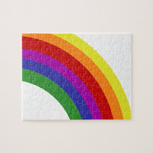 Halber Regenbogen Puzzle (Horizontal)