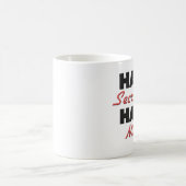 Halber Sekretär Half Ninja Kaffeetasse (Mittel)