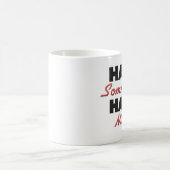 Halber Sommelier halbes Ninja Kaffeetasse (Mittel)