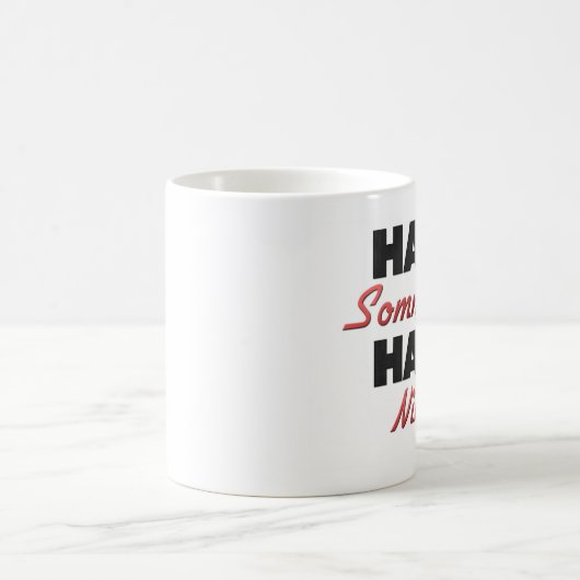 Halber Sommelier halbes Ninja Kaffeetasse (Mittel)