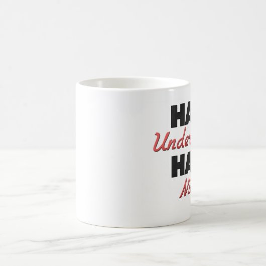 Halber Versicherer halbes Ninja Kaffeetasse (Mittel)