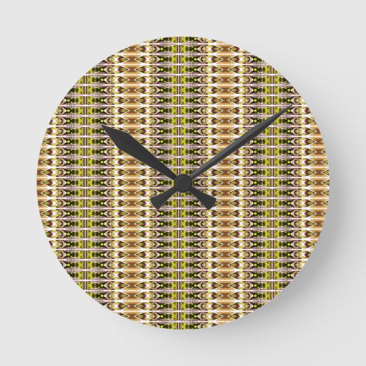 Halber Ziegelstein Mito-CON Runde Wanduhr (Vorderseite)