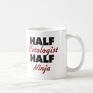 Halbes Cetologist halbes Ninja Kaffeetasse
