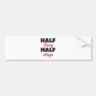 Halbes Cory halbes Ninja Autoaufkleber