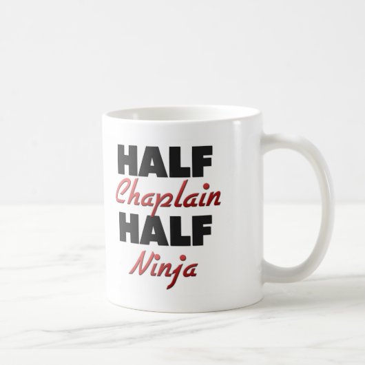 Halbes Geistliches halbes Ninja Kaffeetasse (Rechts)