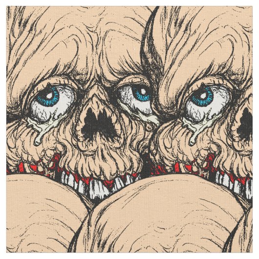 HALBES GESICHT STOFF (Nahaufnahme)