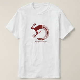 Halbes Jack-Kaninchen und halbe Geklapper-Schlange T-Shirt
