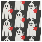 halbes Kaffeetrinken witzig Stoff (Muster)