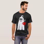 halbes Kaffeetrinken witzig T-Shirt (Vorne ganz)