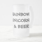 Halbes Liter Gold am Ende des Regenbogens (plus Mattglas Bierglas (VorderseiteRechts)