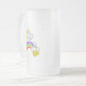 Halbes Liter Gold am Ende des Regenbogens (plus Mattglas Bierglas (Vorderseite Links)