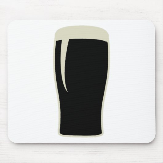 Halbes Liter o Stout Mousepad (Vorne)