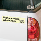 Halbes MarathonWhole Rennen, 13,1 Autoaufkleber (Auf Lkw)