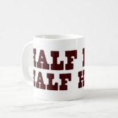Halbes Pferd des halben Mannes Kaffeetasse (Vorderseite Links)
