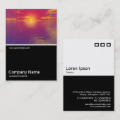 Halbfinale Foto 199 - Sunrise Sunset Visitenkarte (Vorne/Hinten)