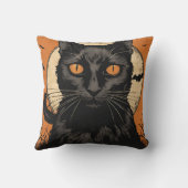 Halbfinale Schwarze Katze 2024 Kissen (Rückseite)