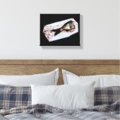 Halbfisch Leinwanddruck (Insitu (Schlafzimmer))