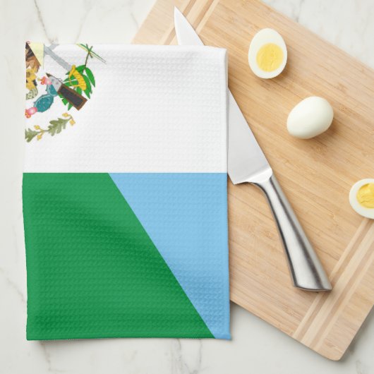 Halbflaggenzeichen von Mexiko Handtuch (Viertel Falte)