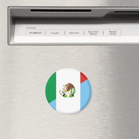 Halbflaggenzeichen von Mexiko Magnet (In Situ (Geschirrspüler))