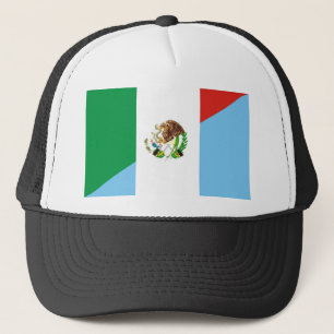 Halbflaggenzeichen von Mexiko Truckerkappe