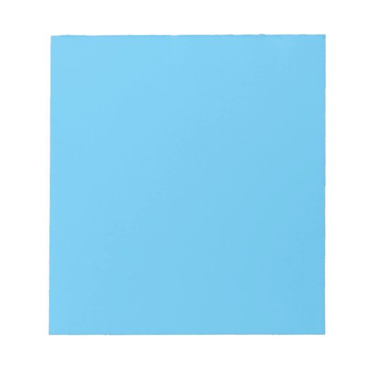 Halbgebacken, Jeans Blue, Jordy Blue, Notizblock (Vorderseite)