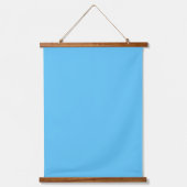 Halbgebacken, Jeans Blue, Jordy Blue, Wandteppich Mit Holzrahmen (Vorderseite)