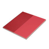 Halbgeräusche, halb glatt, Tomatenroter Keramik Fliese (Seite)