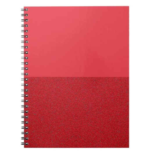 Halbgeräusche Tomato Red Spiral Notebook - Anpasse Notizblock (Vorderseite)